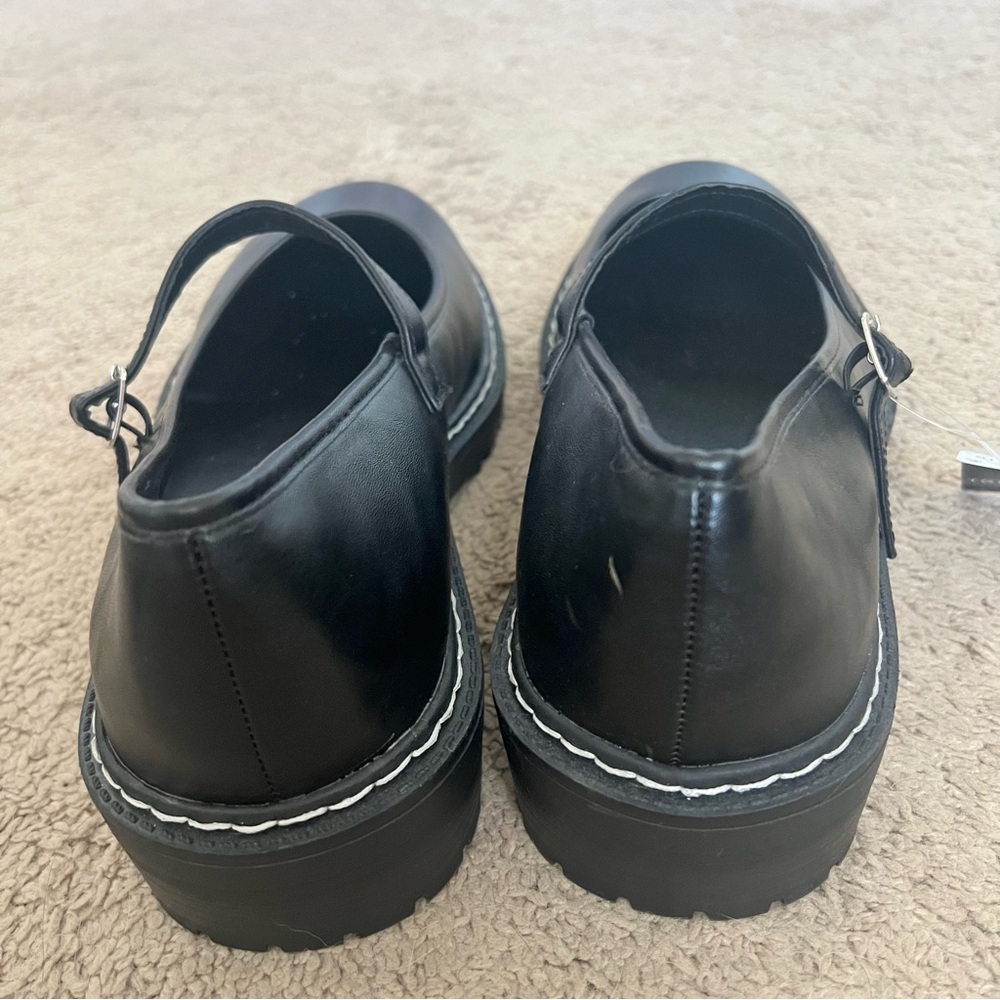 Torrid NEW Size 11.5 Black Lugsole Chunky Mary Jane Shoes - Picture 3 of 7